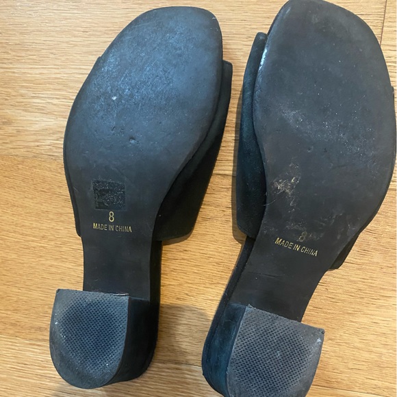 Black Heeled Sandal - Picture 2 of 2